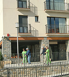 Cuidadoras y personal de la Residencia L'Ausín